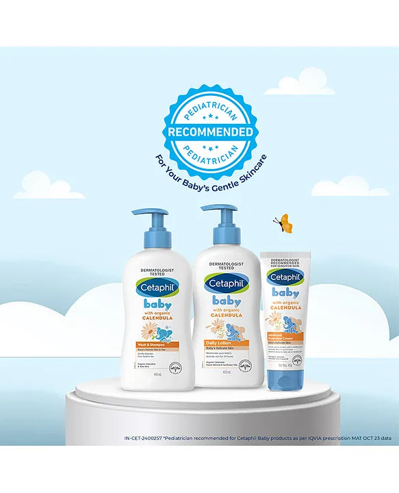 Cetaphil Baby Wash & Shampoo with Organic Calendula 400ml