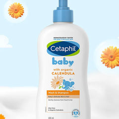 Cetaphil Baby Wash & Shampoo with Organic Calendula 400ml