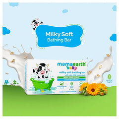 Mamaearth Baby Mama Earth Baby Bathing Bar Pack of 2 - 75 gm each