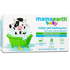 Mamaearth Baby Mama Earth Baby Bathing Bar Pack of 2 - 75 gm each