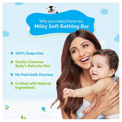 Mamaearth Baby Mama Earth Baby Bathing Bar Pack of 2 - 75 gm each