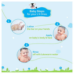 Mamaearth Baby Mama Earth Baby Bathing Bar Pack of 2 - 75 gm each