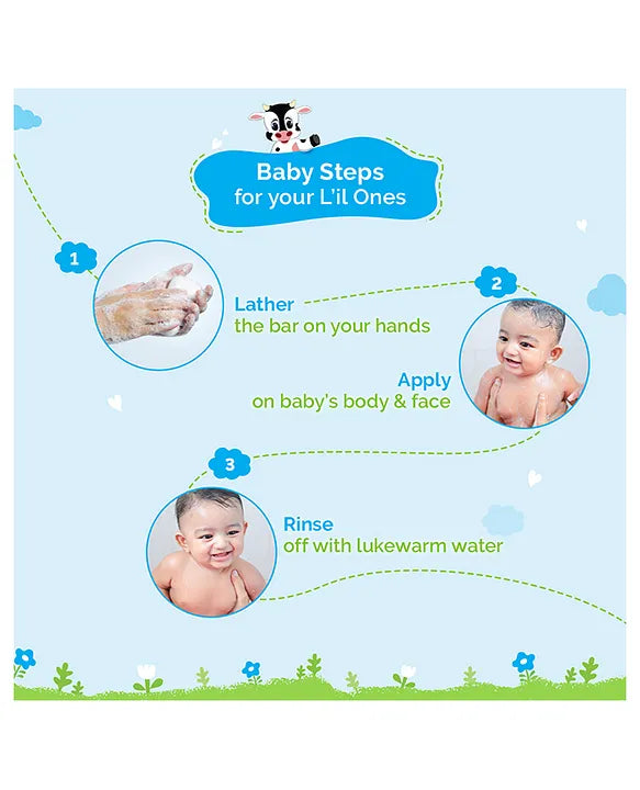 Mamaearth Baby Mama Earth Baby Bathing Bar Pack of 2 - 75 gm each