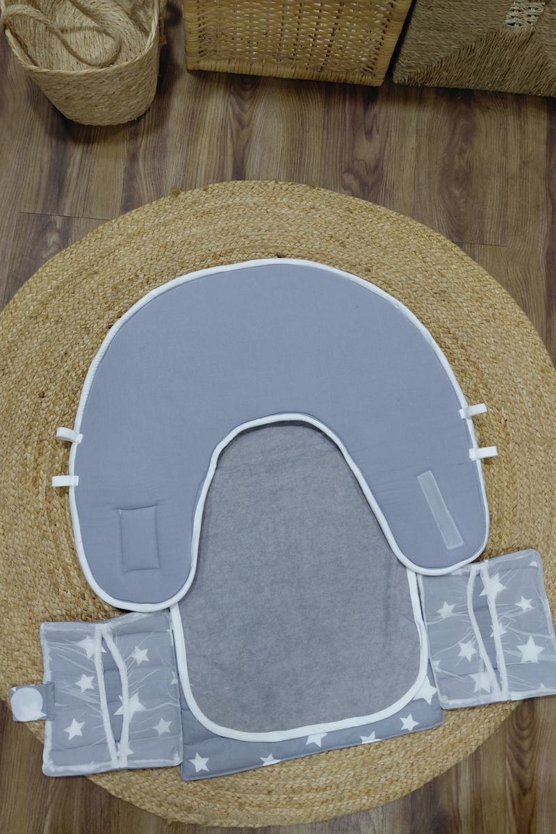 Born Star Grey Diaper Changing Mat for Baby