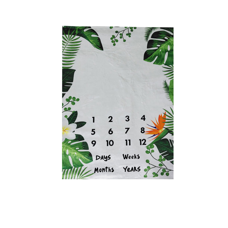 Forest King- Milestone Blanket Quilt with 6 Milestone Cards and Markers