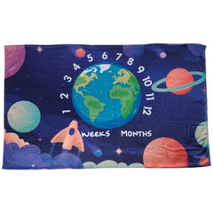 Astro - Milestone Blanket Quilt with 6 Milestone Cards and Markers