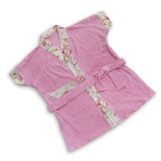 Bathrobe Towel -Pink Flora