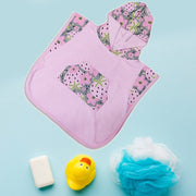 Hooded Poncho Towel - Very Berry