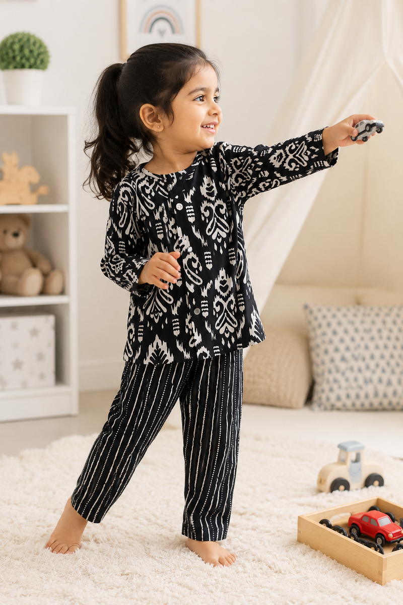 Black O White - Baby 100% Cotton Coord Set