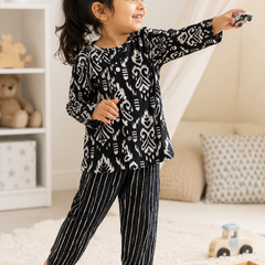Black O White - Baby 100% Cotton Coord Set