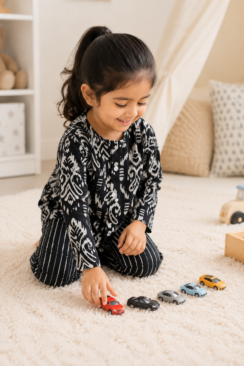 Black O White - Baby 100% Cotton Coord Set
