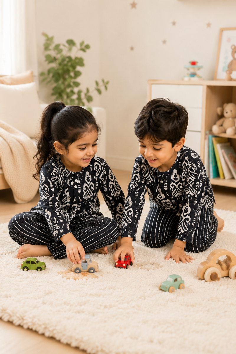 Black O White - Baby 100% Cotton Coord Set