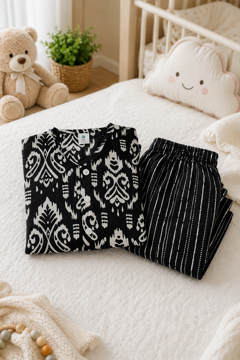 Black O White - Baby 100% Cotton Coord Set