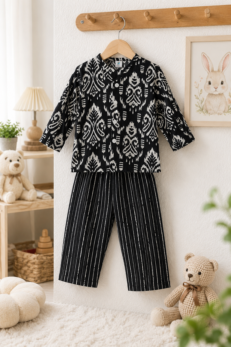 Black O White - Baby 100% Cotton Coord Set