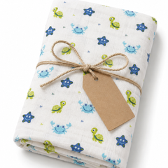 Muslin Swaddle for Infants 100 X 120 Cms - Starsy