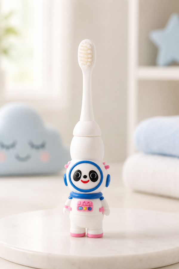 Animal Design Soft Tooth Brush for 2 to 6 Years - Panda