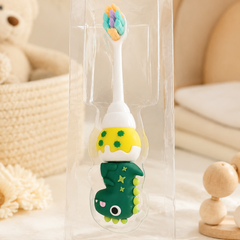 Animal Design Soft Tooth Brush for 2 to 6 Years - Dinorawr