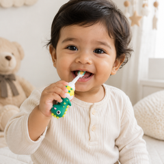 Animal Design Soft Tooth Brush for 2 to 6 Years - Dinorawr
