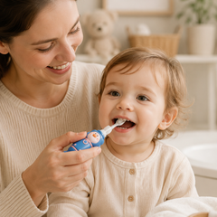 Animal Design Soft Tooth Brush for 2 to 6 Years - Blue Astronaut