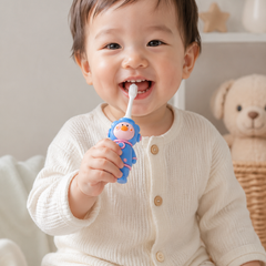 Animal Design Soft Tooth Brush for 2 to 6 Years - Blue Astronaut