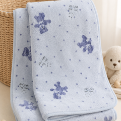 Blue Bear Towels - Soft Knit Cotton