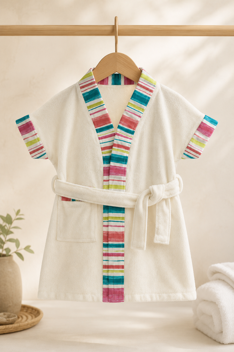 Bathrobe Towel - Feather Blue