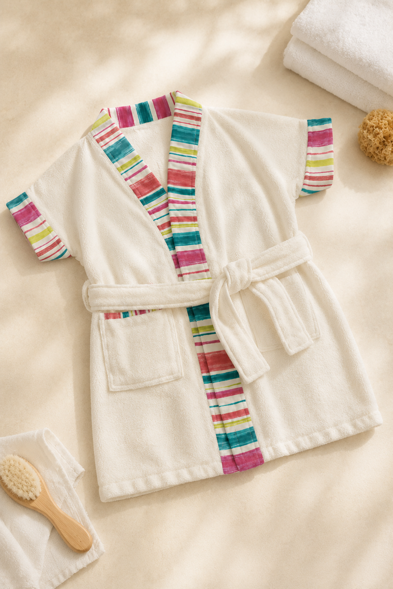 Bathrobe Towel - Feather Blue