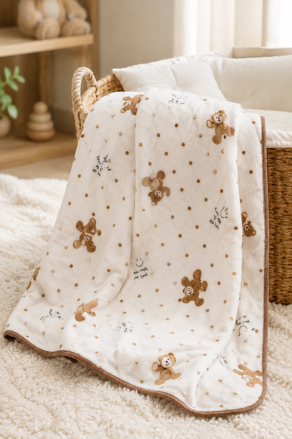 Blue Bear Towels - Soft Knit Cotton