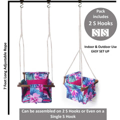 Nova - Baby Swing | Jhula | Wooden Base