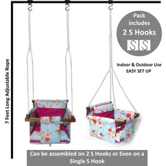 Floran- Baby Swing | Jhula | Wooden Base