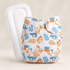 Adjustable Reusable Diaper Pant - Zag Cars