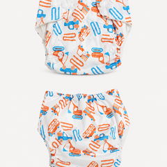 Adjustable Reusable Diaper Pant - Zag Cars