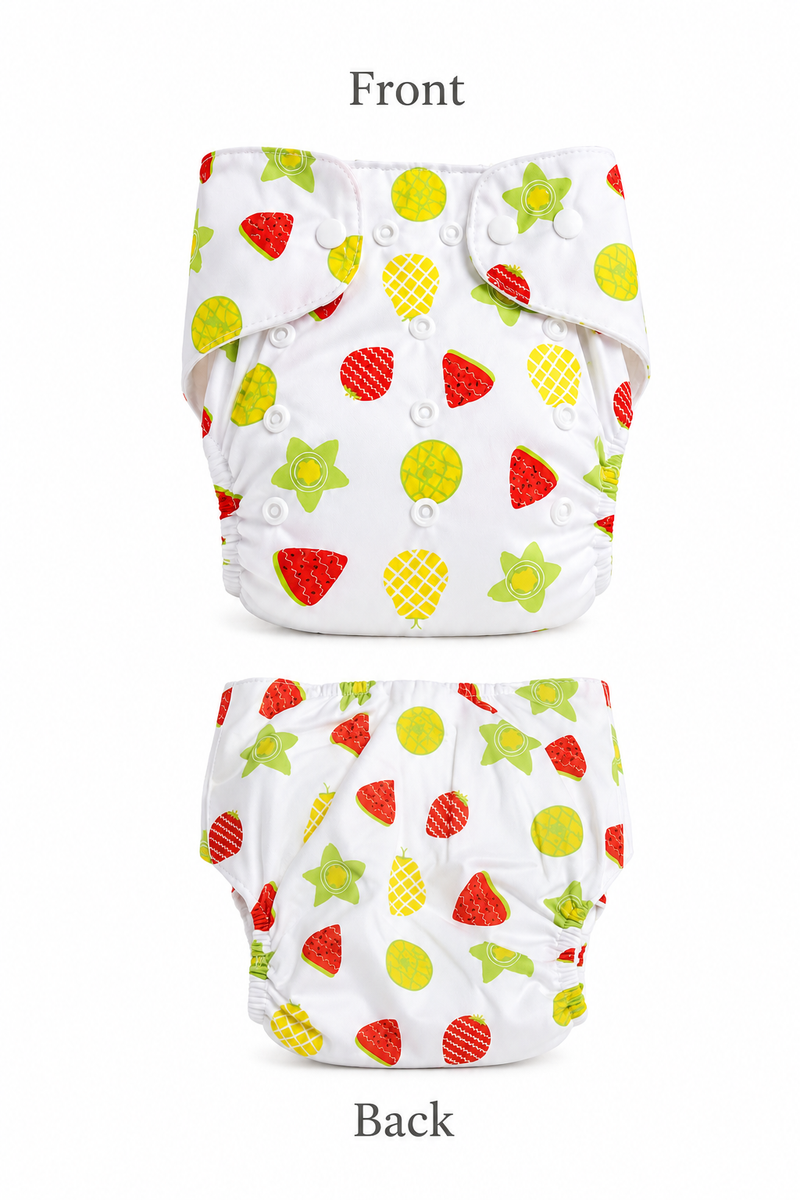Adjustable Reusable Diaper Pant - Pine Melon