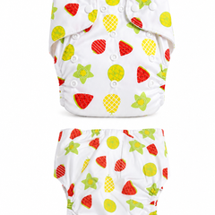 Adjustable Reusable Diaper Pant - Pine Melon