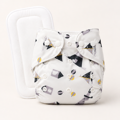 Adjustable Reusable Diaper Pant -Lighthouse