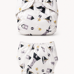 Adjustable Reusable Diaper Pant -Lighthouse