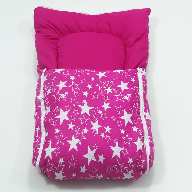 Born Star Pink Baby Sleeping Bag N Carrier