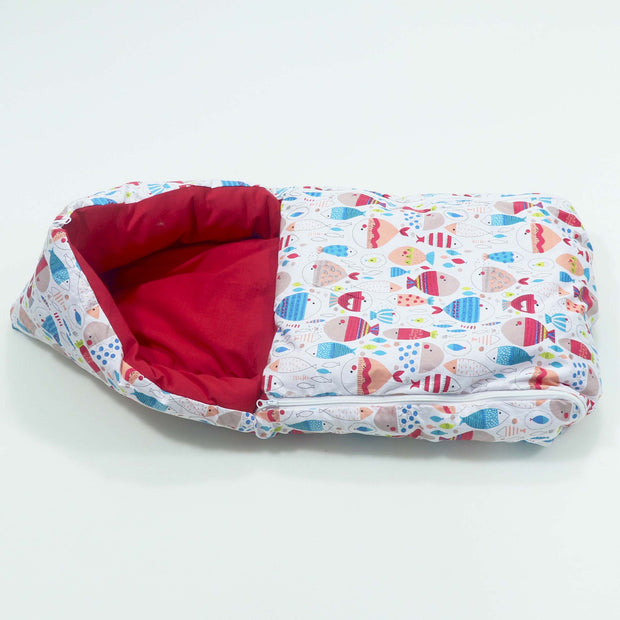 Colorful Fishes Baby Sleeping Bag N Carrier