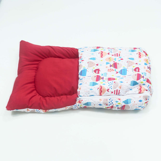 Colorful Fishes Baby Sleeping Bag N Carrier