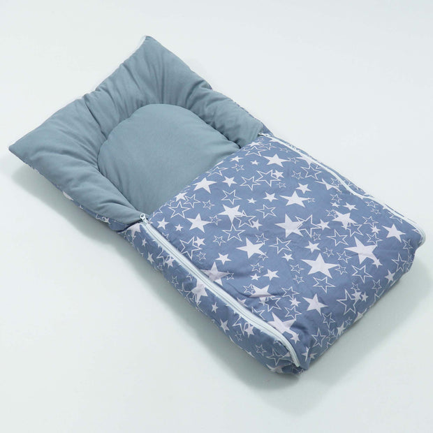 Born Star Grey Baby Sleeping Bag N Carrier