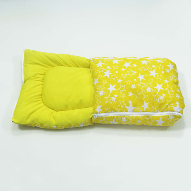 Born Star Yellow Baby Sleeping Bag N Carrier