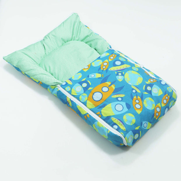 Green Rocket Baby Sleeping Bag N Carrier