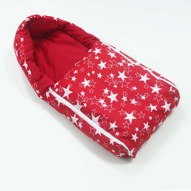 Born Star Red Baby Sleeping Bag N Carrier