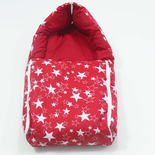 Born Star Red Baby Sleeping Bag N Carrier