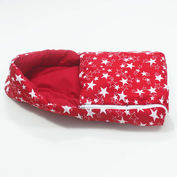 Born Star Red Baby Sleeping Bag N Carrier