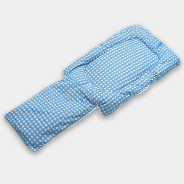 Blue Checks Baby Sleeping Bag N Carrier