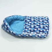 Blue Clouds Baby Sleeping Bag N Carrier