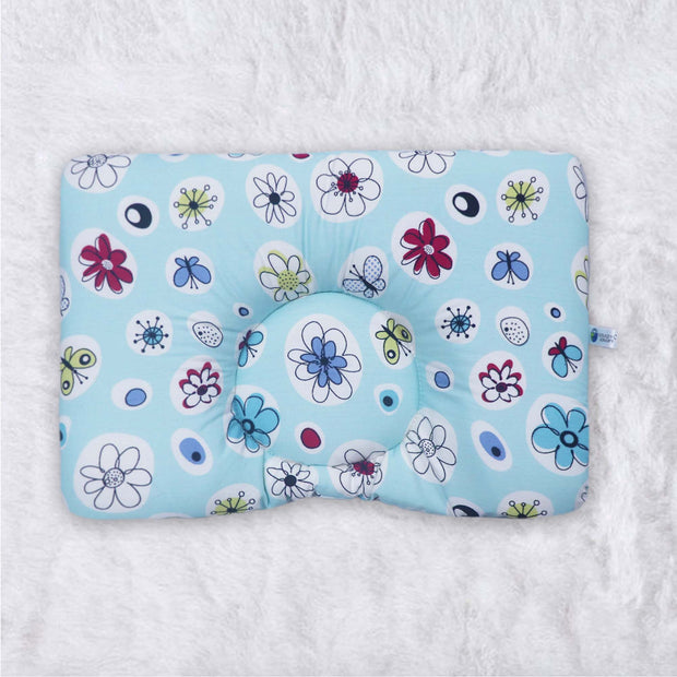 Floral Butterfly New Born Pillow | Baby Pillow | Head Shaping Pillow