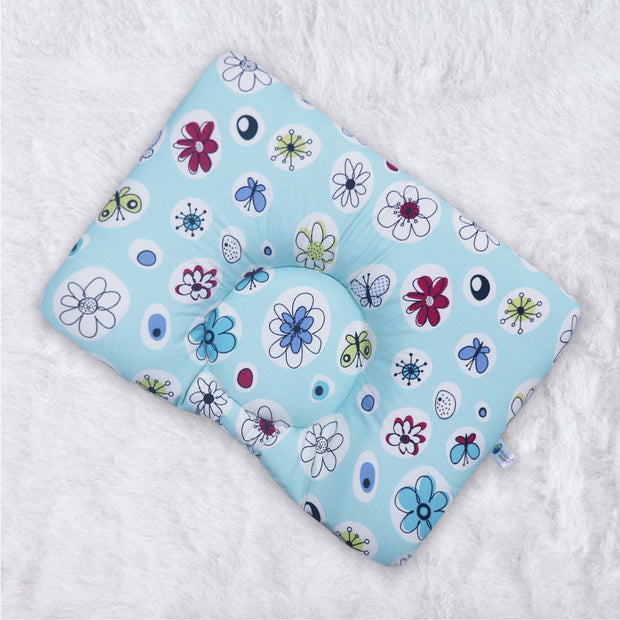 Floral Butterfly New Born Pillow | Baby Pillow | Head Shaping Pillow