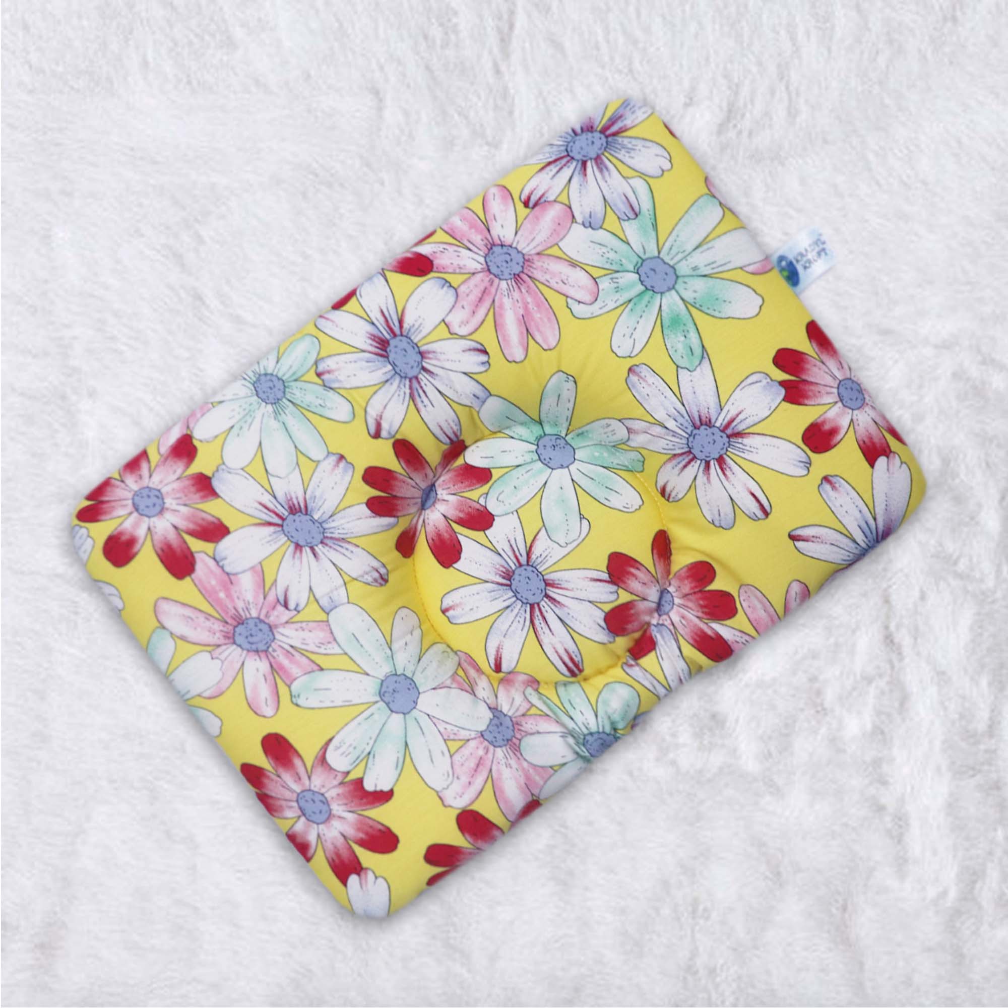 Sunshine Floral New Born Pillow | Baby Pillow | Head Shaping Pillow